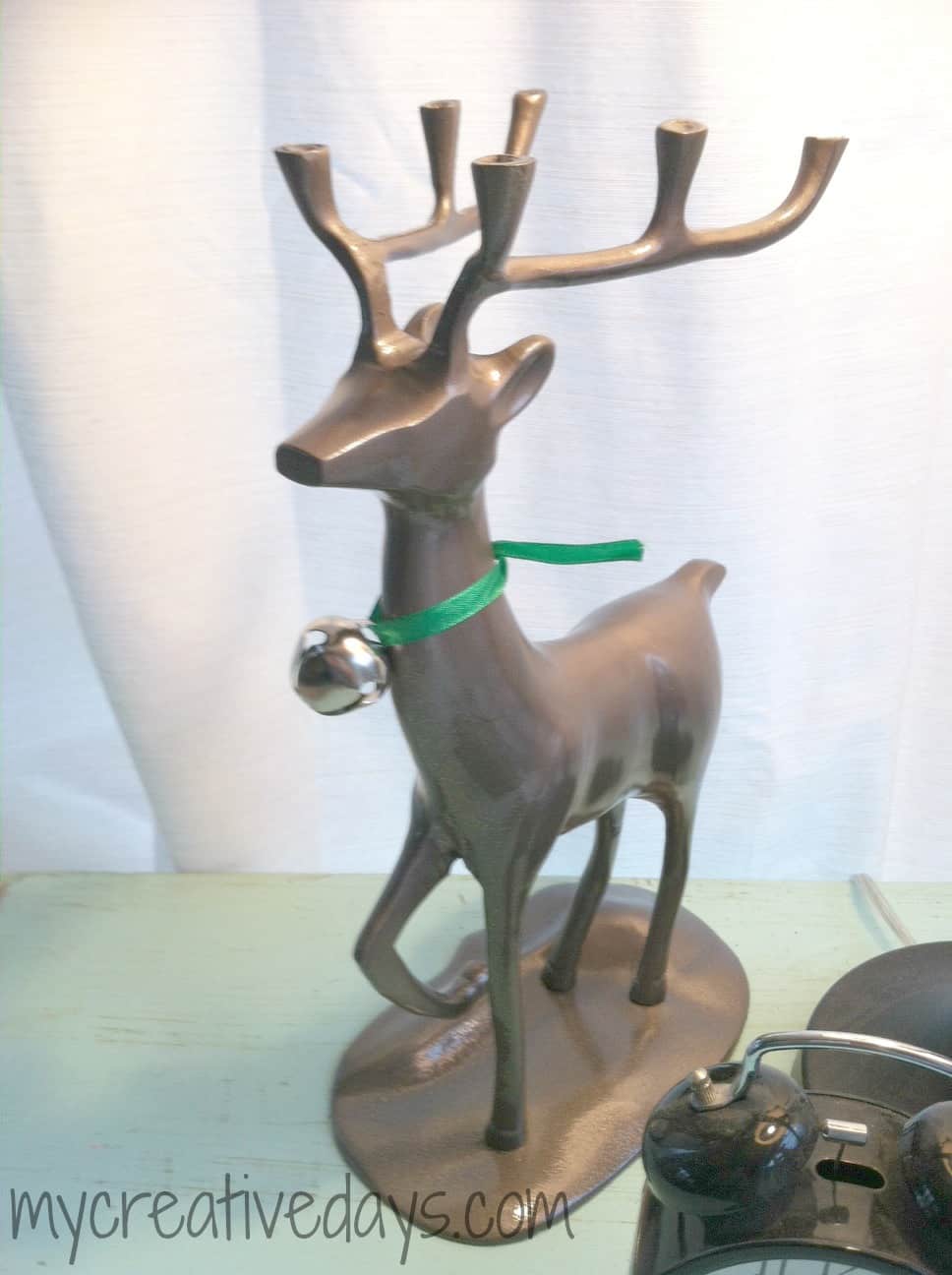 DIY Metallic Colored Reindeer mycreativedays
