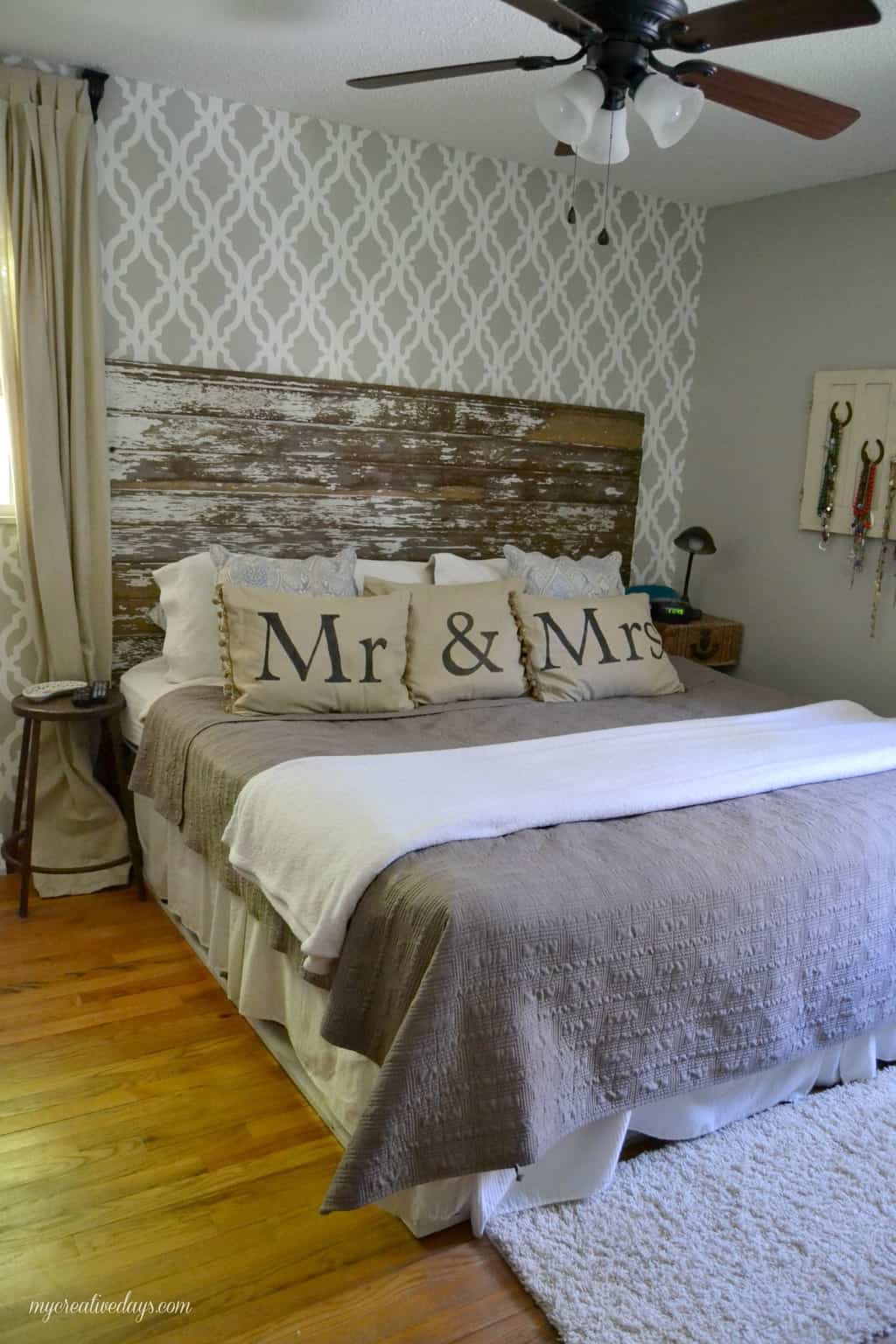 Bedroom Accent Wall My Creative Days