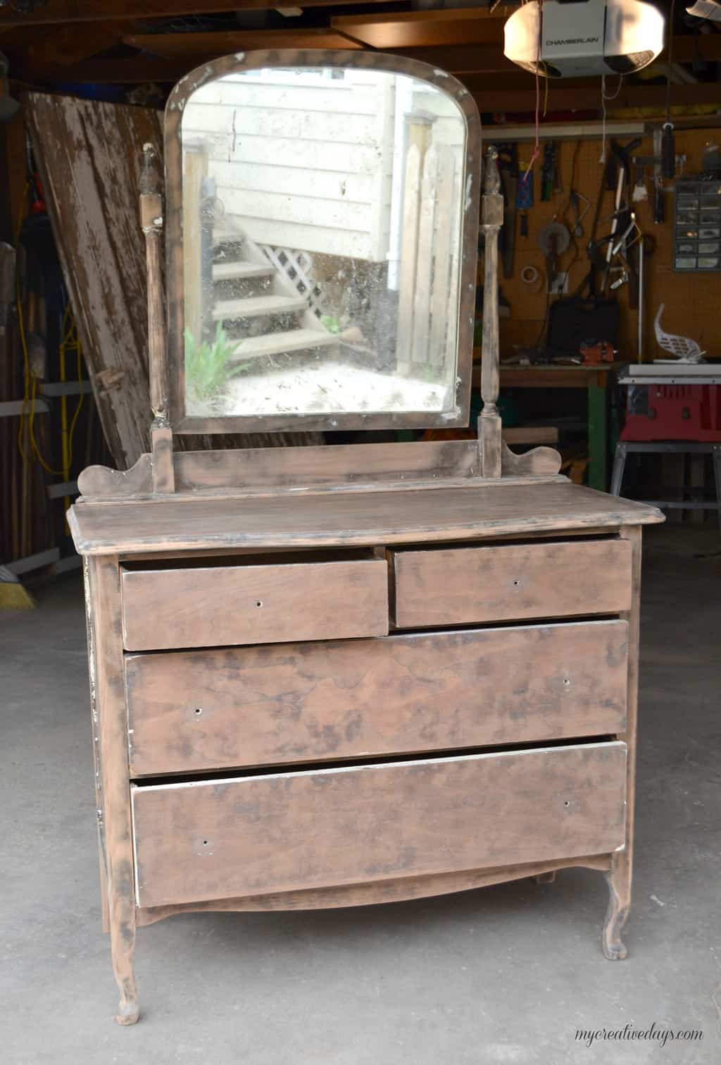A Dresser Makeover Without Paint mycreativedays