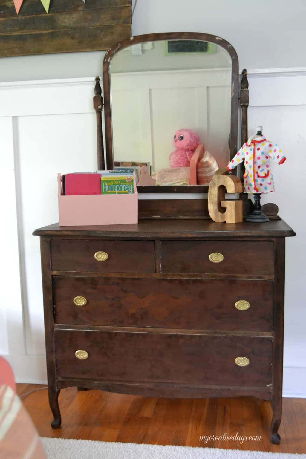A Dresser Makeover Without Paint mycreativedays