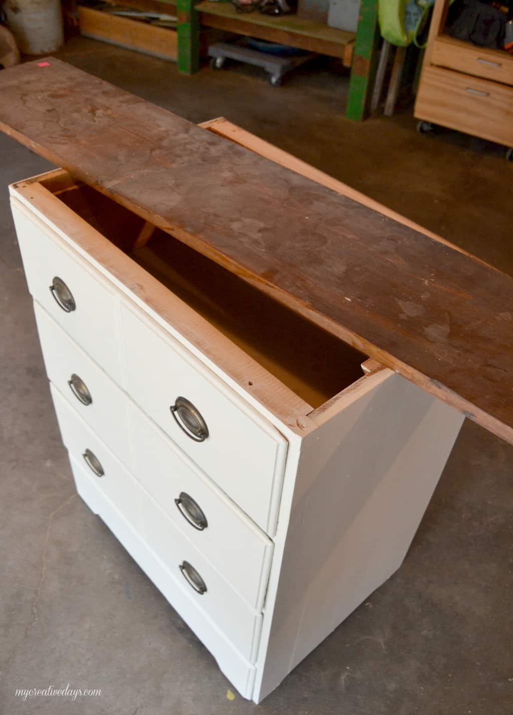 Desk Turned To Chest Of Drawers My Creative Days