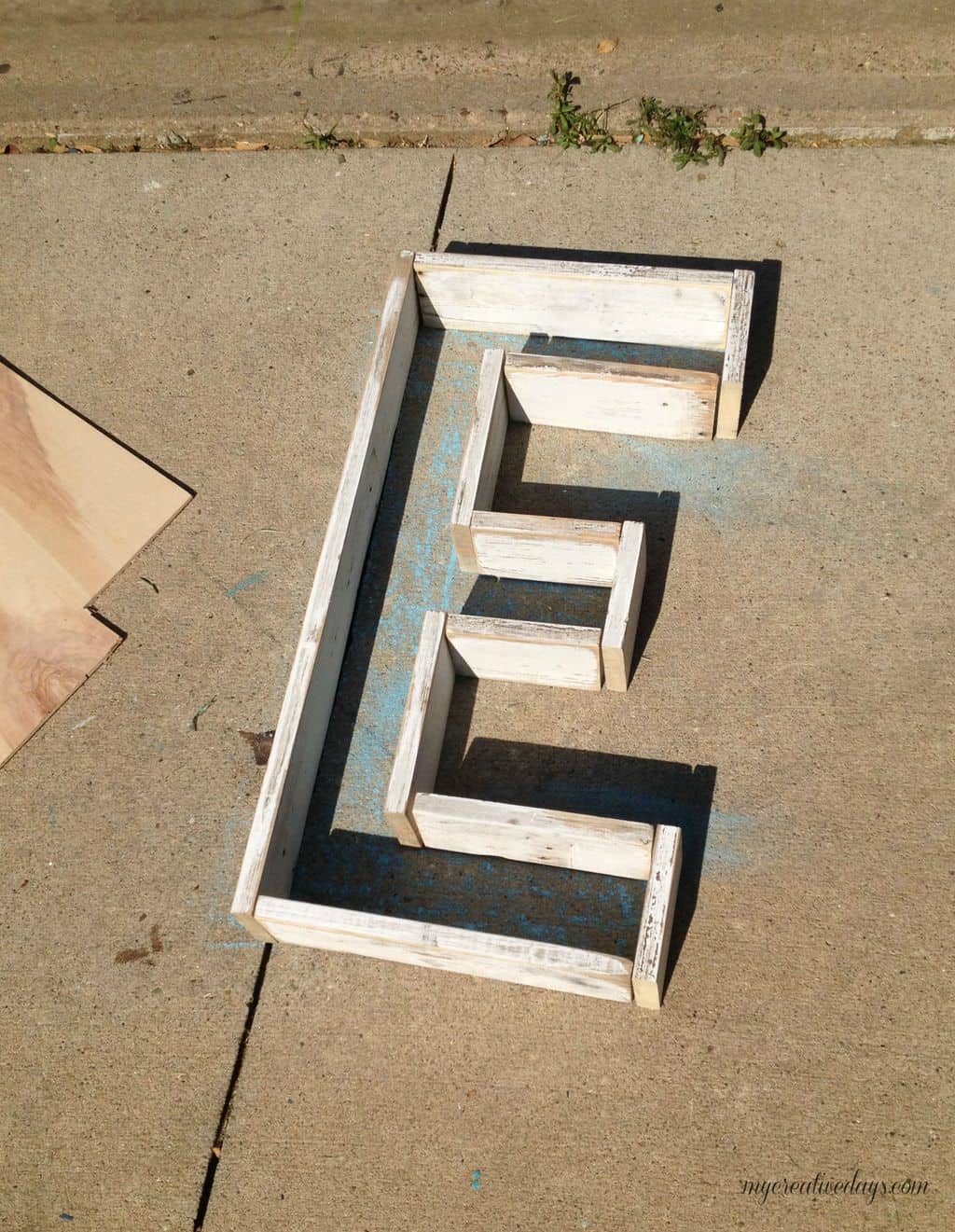 DIY Letter Shadow Box My Creative Days