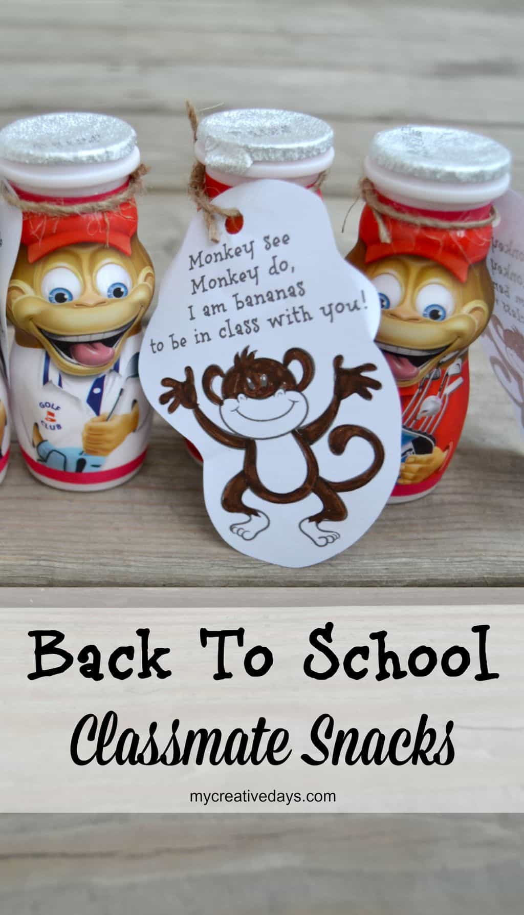 Back To School Snack For Classmates With Free Printable - My Creative Days