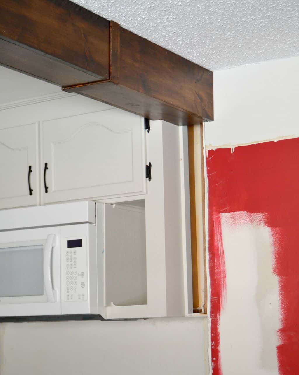 Kitchen Makeover 2015 Remove HalfWall, Extend Beam & Add
