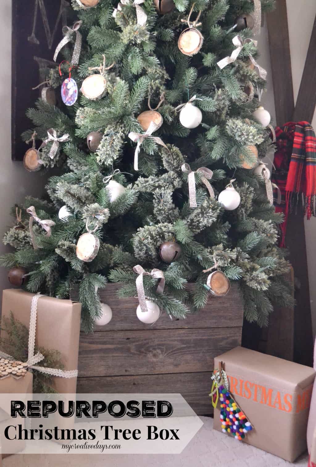 Repurposed Christmas Tree Box My Creative Days