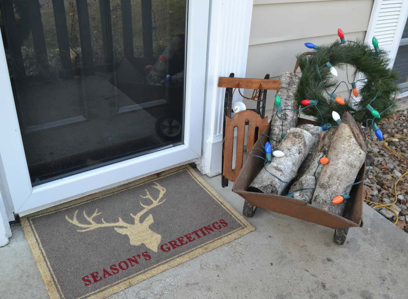 5 Minute Christmas Porch mycreativedays