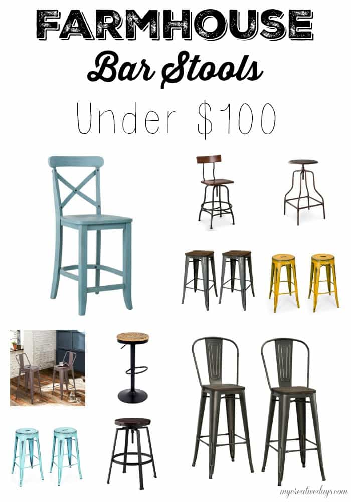 Farmhouse Style Bar Stools