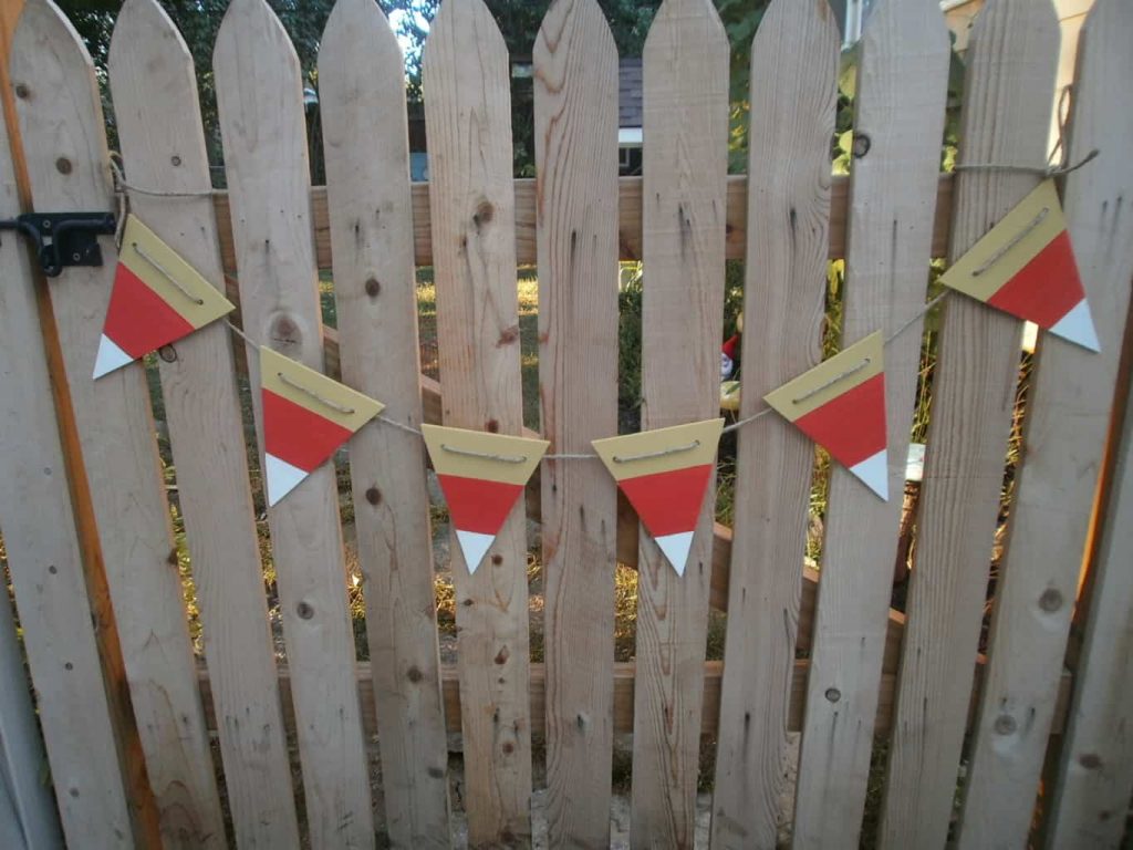 Fall Garland DIY Candy Corn Garland