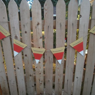 Fall Garland: Easy DIY Candy Corn Garland