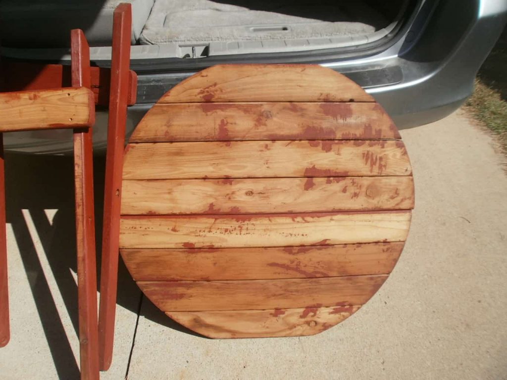 Repurposed Table Turned Pumpkin Tutorial