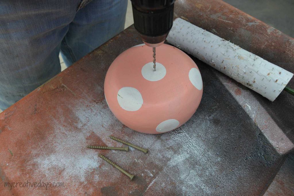 Easy Repurposed DIY Toadstools For The Garden