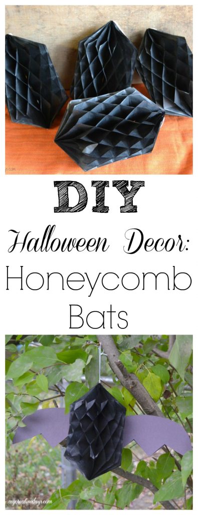 If you are looking for easy DIY Halloween Decor, these Honeycomb Bats are for you. They are simple to make and add Halloween fun to your decor. 