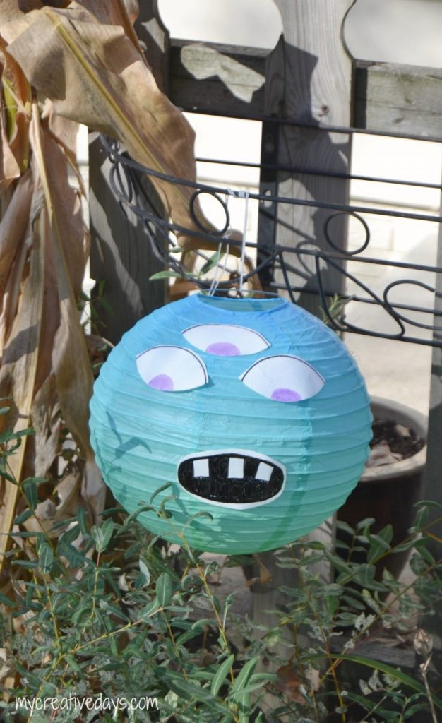 DIY Halloween Decorations Easy Paper Lantern Monsters