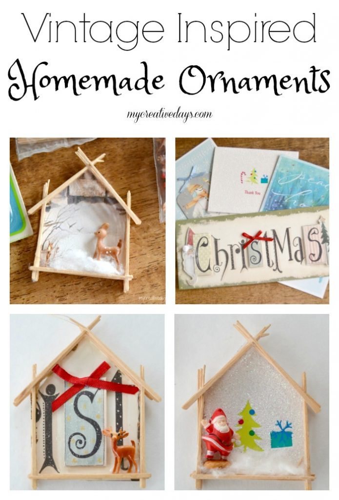 Do you love vintage Christmas decor? These DIY Vintage Christmas Ornaments are so easy to make and add vintage flair to wherever you hang them.