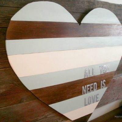DIY Valentine Sign Tutorial