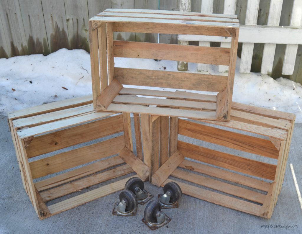 If you want to find any easy solution to getting organized, this DIY Wood Storage Crate can store all kinds of things.