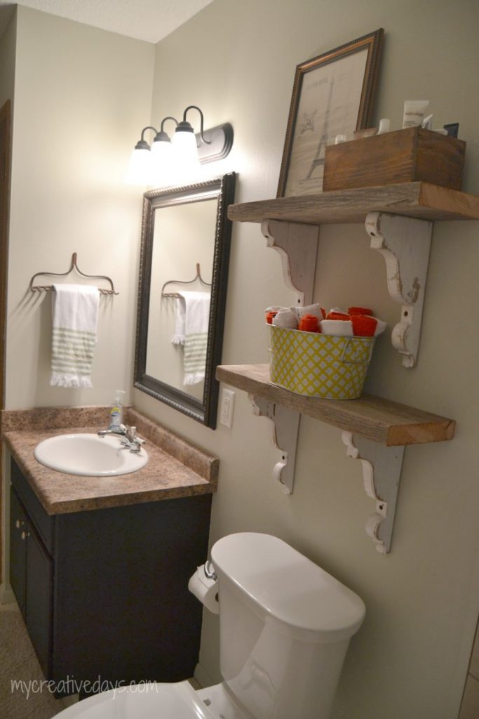 Do you want to make over your small bathroom but have a tight budget? This bathroom makeover under $50 will show you ways to make a change without breaking the budget. 