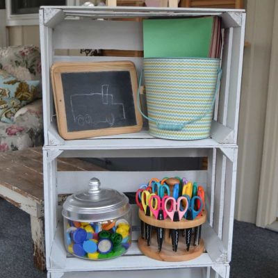 DIY Wood Storage Crate