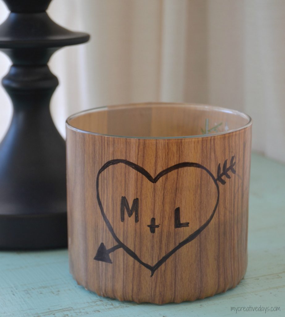 These DIY Faux Wood Carved Candles are so easy to make and really make a statement wherever you place them. 