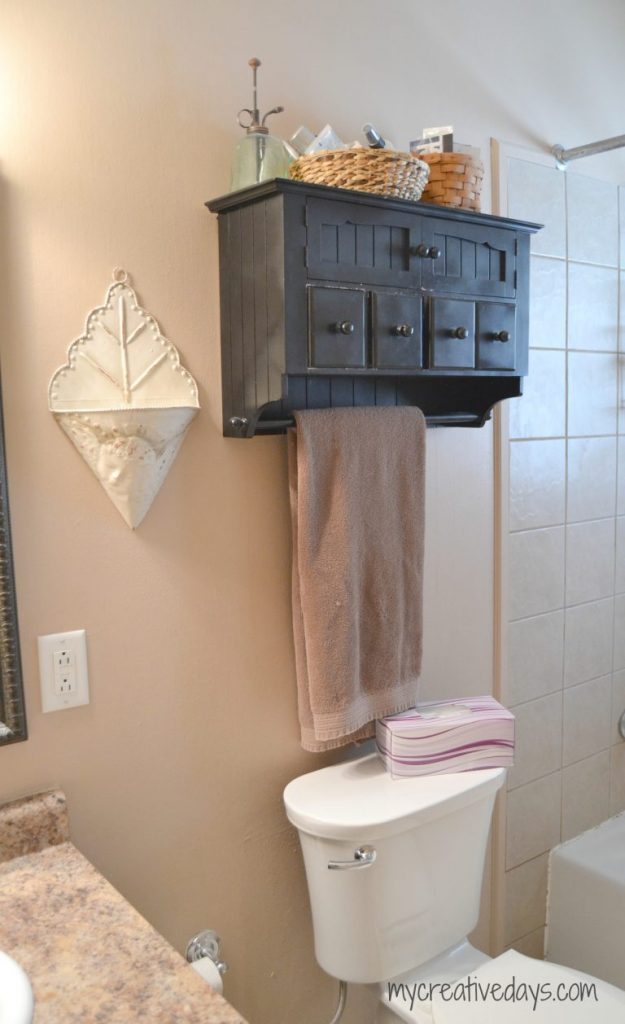Do you want to make over your small bathroom but have a tight budget? This bathroom makeover under $50 will show you ways to make a change without breaking the budget. 