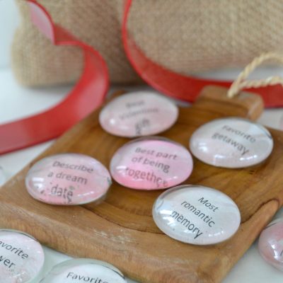 Valentine’s Day Date Night Game: Conversation Stones