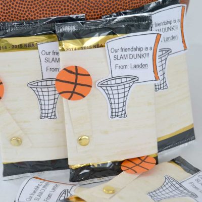 Basketball Valentines {+ Free Printable}