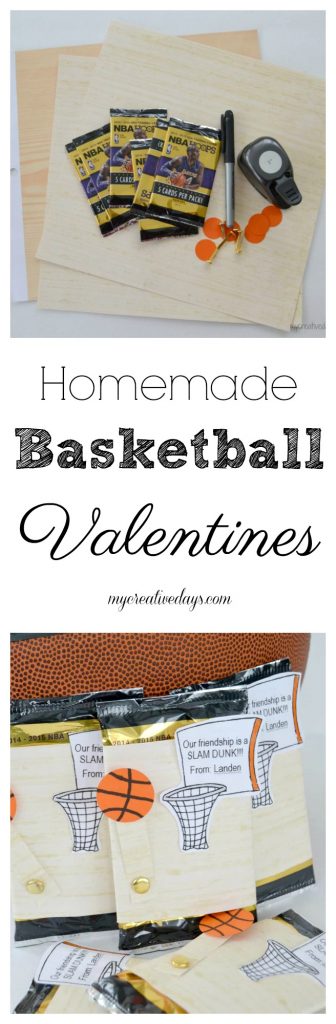 Do you have a basketball fan in your home and looking for a valentine idea that would fit that theme? These Basketball Valentines are easy to make and the kids will think they are a slam dunk!