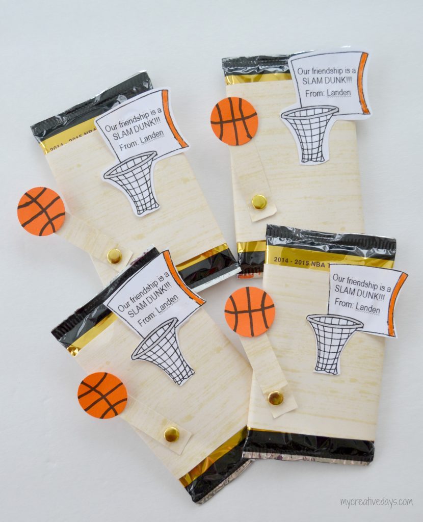 Do you have a basketball fan in your home and looking for a valentine idea that would fit that theme? These Basketball Valentines are easy to make and the kids will think they are a slam dunk!
