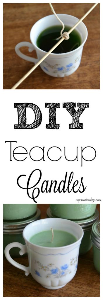 Are you looking for an easy way to make homemade candles? These DIY Teacup Candles are easy to make and so cute when they are done.