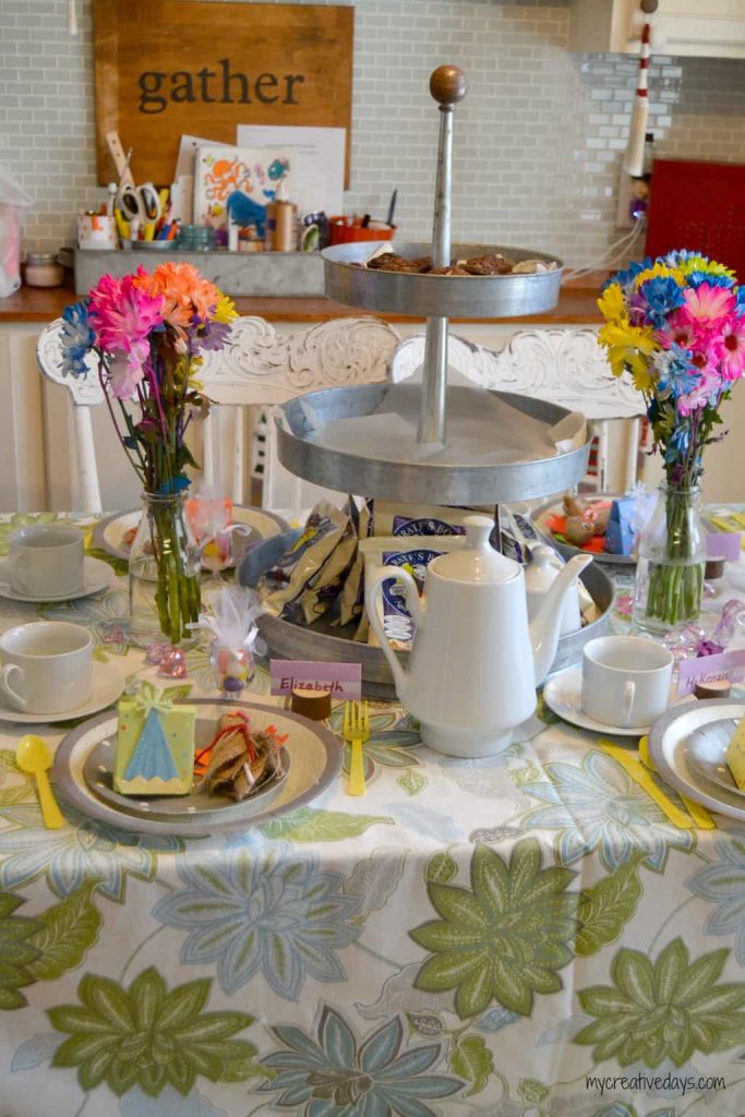 If you are looking for an easy party to host for your daughter, this tea party birthday party is simple and the girls will have a lot of fun! 
