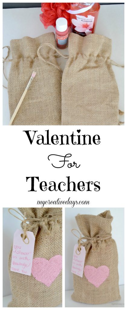 Looking for a Valentine's Day gift for teachers? This Homemade Valentine For Teachers is easy to make and a sweet thank you for the holiday. 