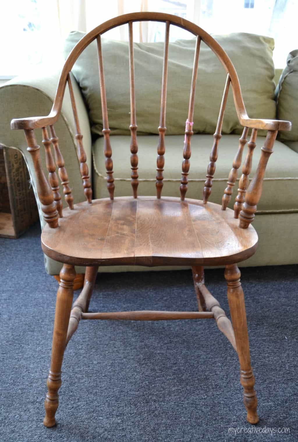 Chair Makeover With Velvet Finishes - My Creative Days