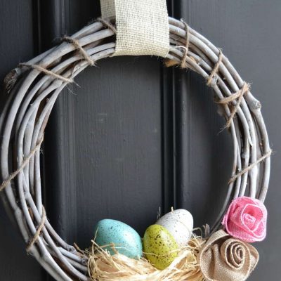 Easy DIY Spring Wreath
