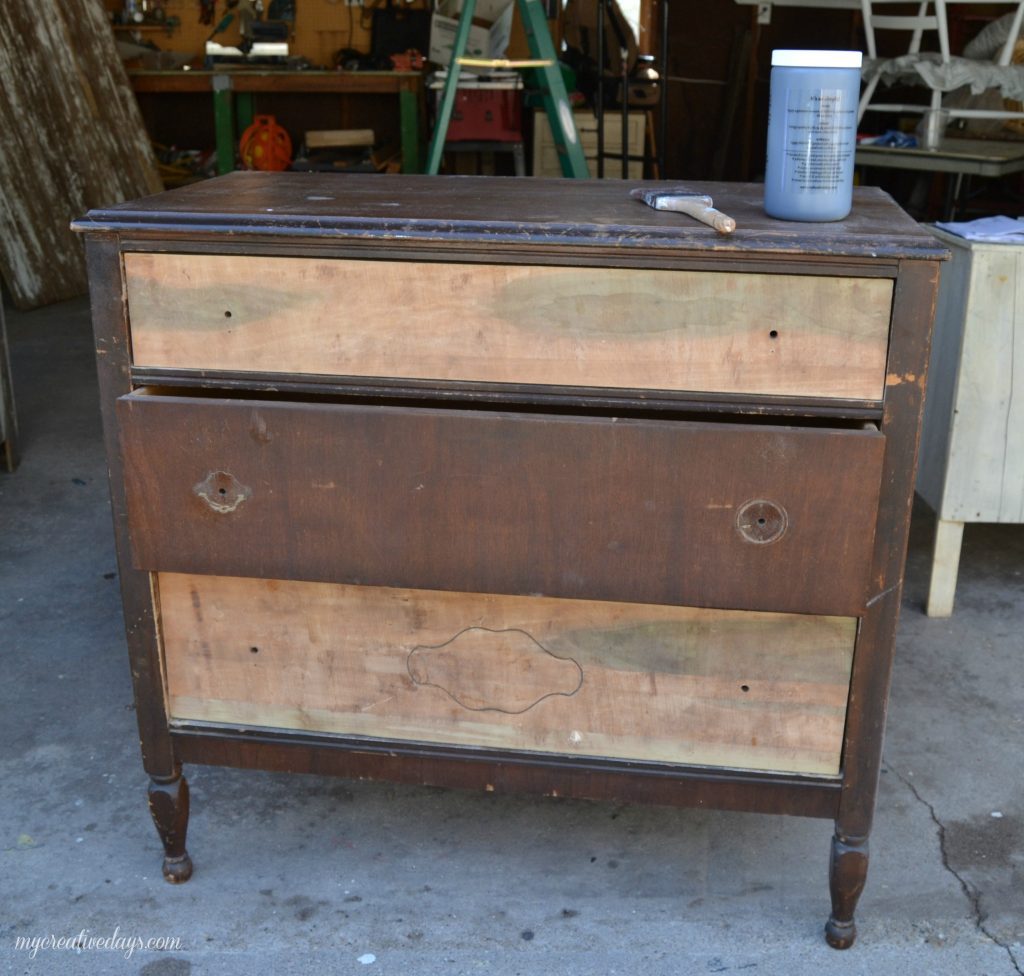 Do you have an old dresser that has seen better days? This Charcoal DIY Dresser Makeover will show you how to breathe new life into it!