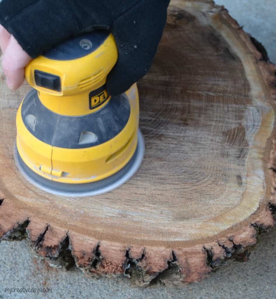 DIY Wood Slice Centerpiece To Add Rustic Flair To Wherever You Put It