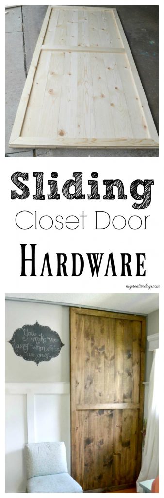 Are you adding sliding closet doors to your bedroom? Sliding closet door hardware can be tough, but this post will show you an inexpensive option. 