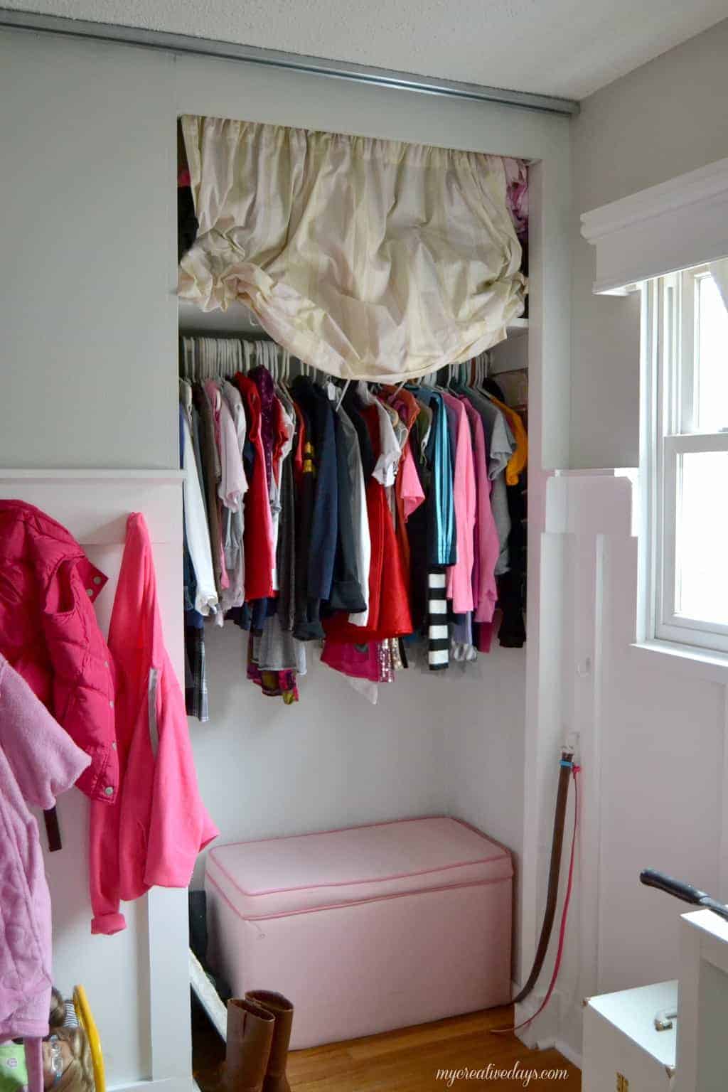 Sliding closet clearance door hardware
