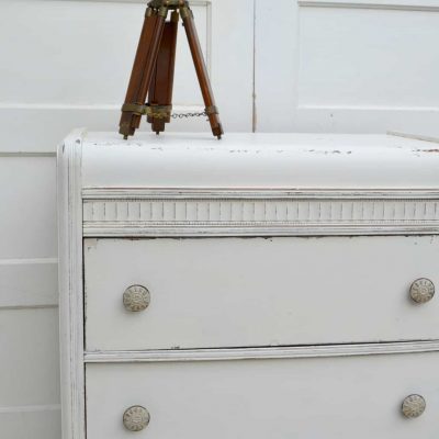 White Dresser Makeover