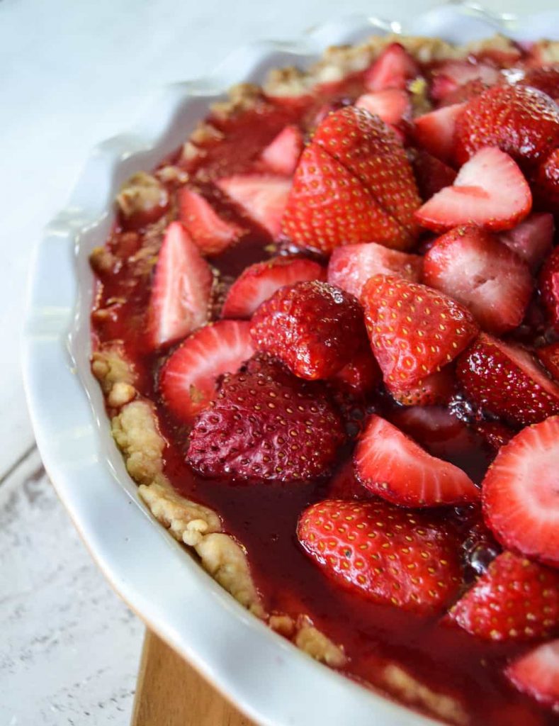If you love strawberries and pie, then you will love this recipe! This Strawberry Pie is the best and easiest pie you will ever make. Just know that you have been warned - once you make it, you can't stop eating it! 