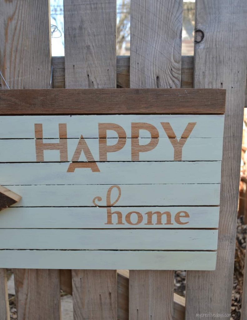 Do you want to add a cute sign to your home that is full of character? This repurposed sign is perfect for any home and it was made from 100 year old flooring!
