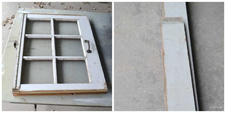 Do you love old windows and have a few on hand? Make a DIY Window Cabinet to make them functional and highlight them in a new way!