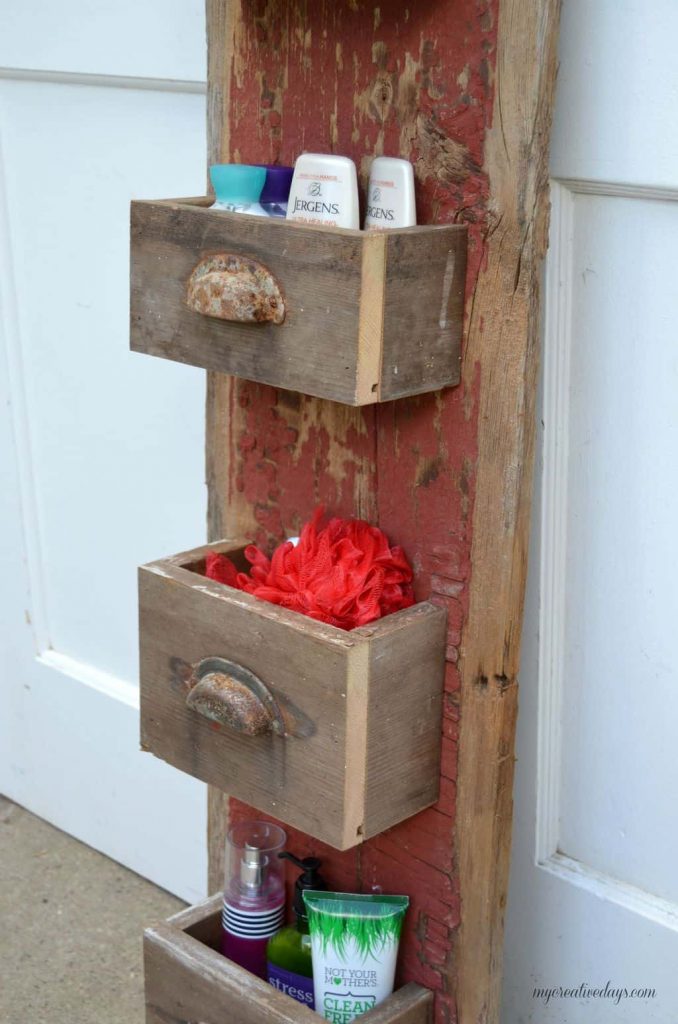 We are always trying to get more organized in all areas of our lives. This easy DIY wall organizer has a rustic look but will keep anything you store in it streamlined and neat.