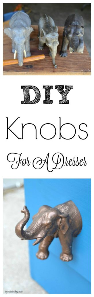 Do you have an old dresser you would like to make over? These DIY knobs are a fun addition to any dresser makeover!
