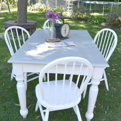 DIY Farmhouse Kitchen Table