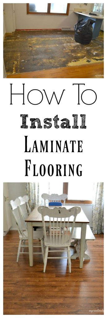 Do you want to put in new flooring in your home without hiring help? We are sharing how to install laminate flooring in your home the easy way. 