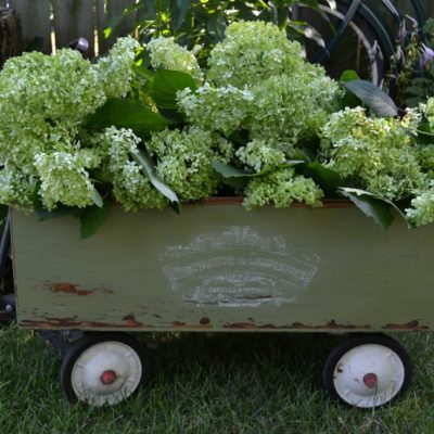 DIY Wagon Made From A Wood Box