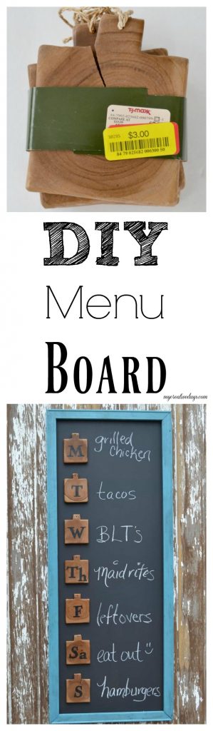 Do you want to get more organized for meals and save more money at the grocery store? This DIY Menu Board will help you accomplish both! 
