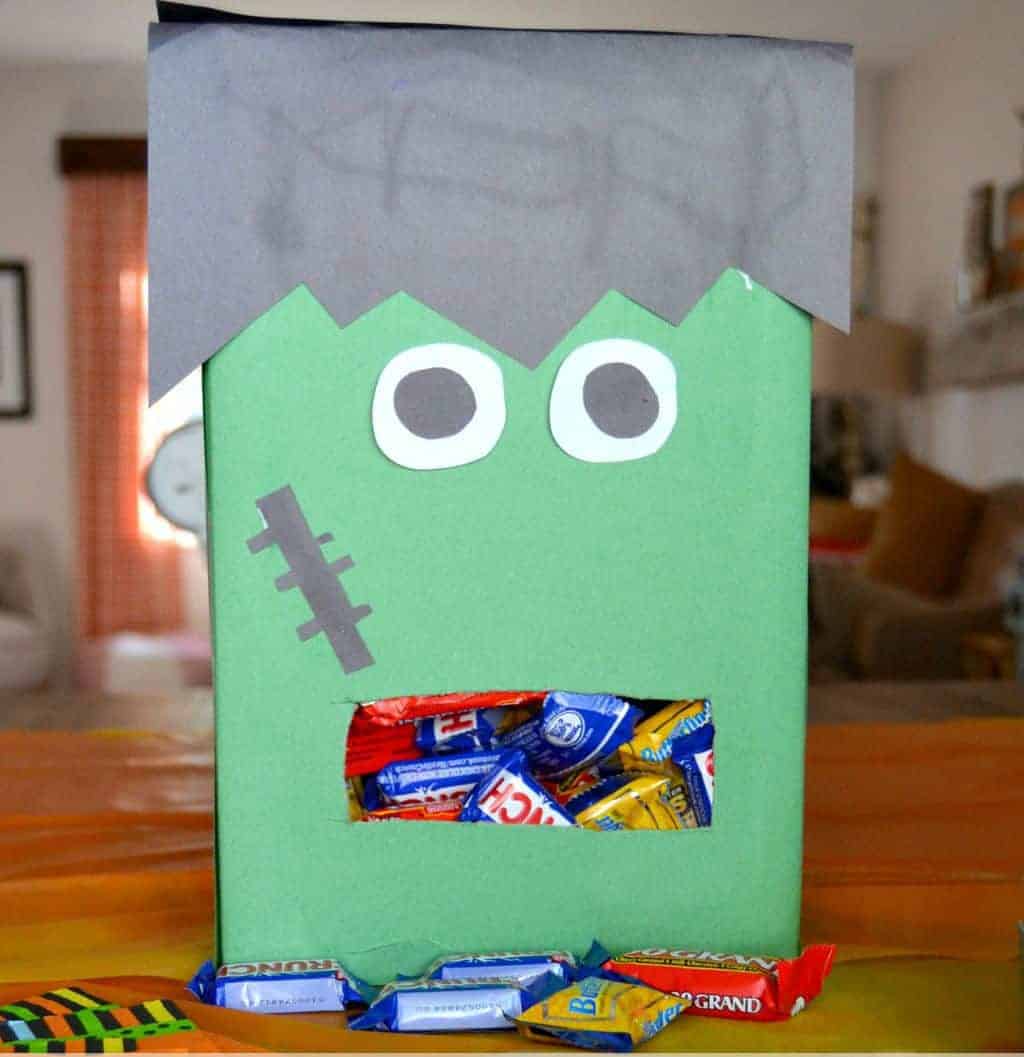 Frankenstein Candy Dispenser To Hold Your Halloween Candy This Year!