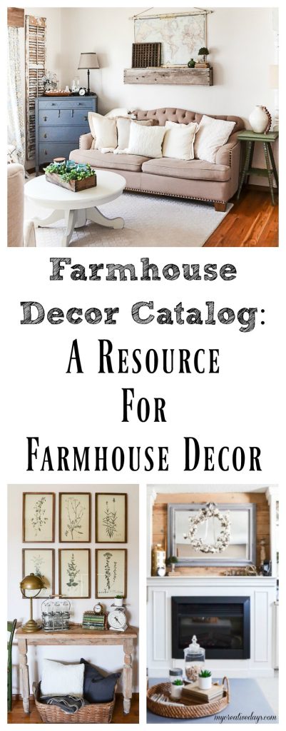 Do you like farmhouse decor? I have put together a farmhouse decor catalog that is full of my favorite online shops that have beautiful farmhouse decor for your home.