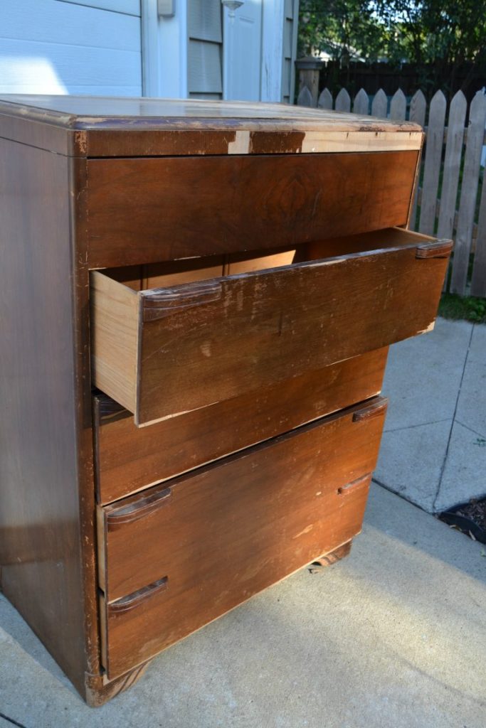 Are you looking for a way to make over an old dresser you have? Click over to see how to take a worn down dresser and make it a stunning piece for your home. 
